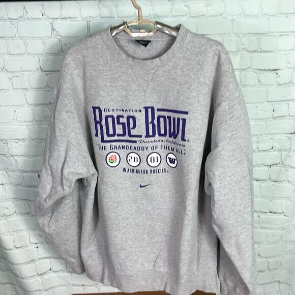 Vintage 2001 University of Washington Rose Bowl Football crew Adult XL - Picture 1 of 4